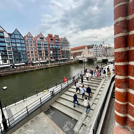 In The Gate Of Chlebnicka - View Of Motlawa * Gdansk