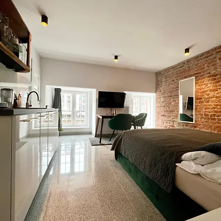 In The Gate Of Chlebnicka - View Of Motlawa Daire *