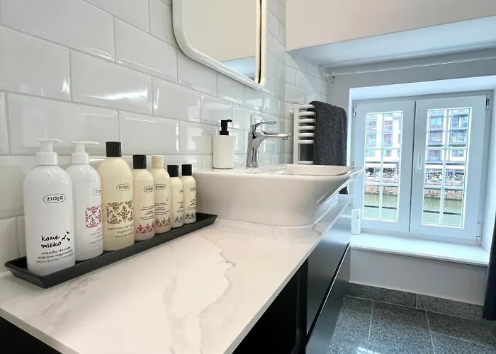 Appartamento In The Gate Of Chlebnicka - View Of Motlawa *